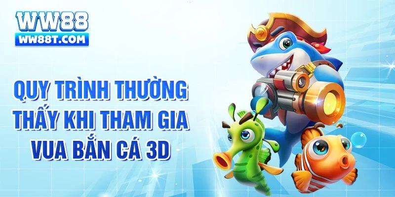 Quy trình thường thấy khi tham gia vua bắn cá 3D